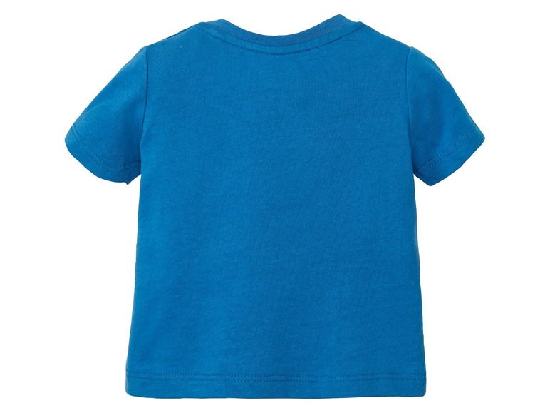 Gehe zu Vollbildansicht: LUPILU® Baby T-Shirt Jungen, 2 Stück, mit Schulterknöpfung, aus reiner Baumwolle - Bild 14