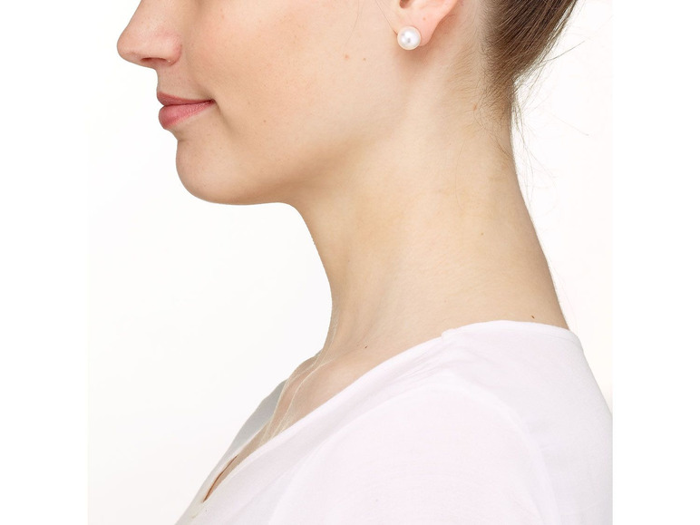 Gehe zu Vollbildansicht: Heideman Perlenohrstecker Ohrringe Damen aus Edelstahl, mit edler Oberfläche - Bild 15