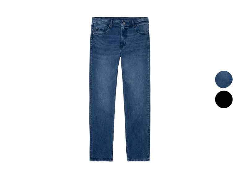 Gehe zu Vollbildansicht: LIVERGY® Jeans Straight Fit Herren, mit Baumwolle, 5-Pocket-Style - Bild 1