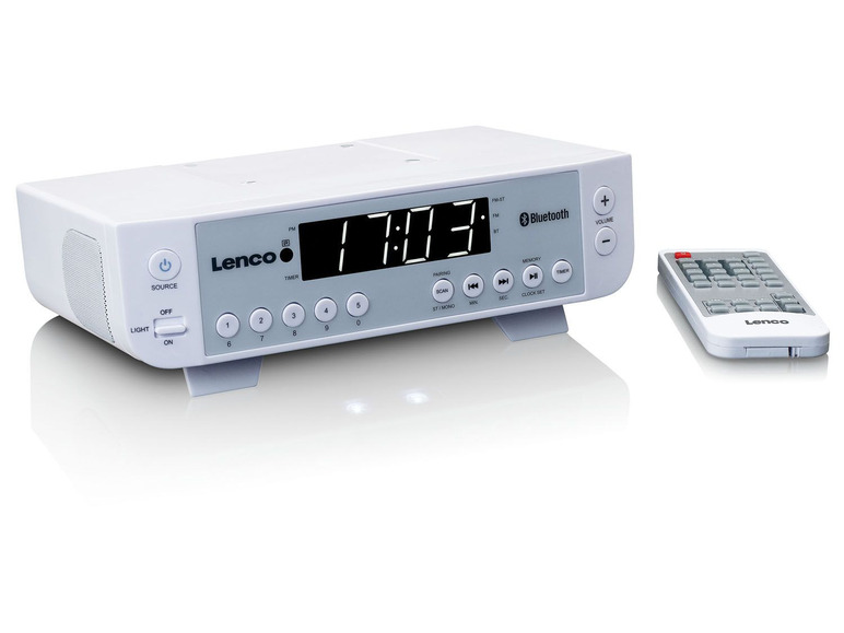 Gehe zu Vollbildansicht: Lenco KCR-100 Küchenradio (unterbaufähig) mit PLL-FM-Radio und Bluetooth - Bild 2