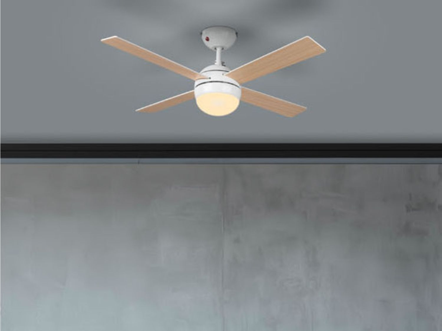 LIVARNO home Deckenleuchte LED mit Ventilator