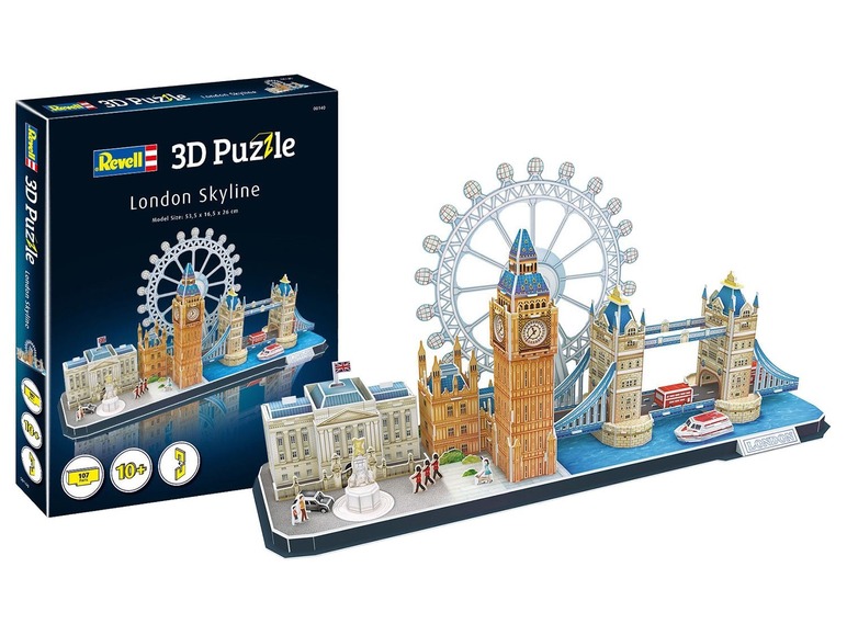 Gehe zu Vollbildansicht: Revell 3D Puzzle »London Skyline«, 107 Einzelteile, ab 10 Jahren - Bild 2