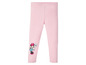 Rosa Leggings mit Minnie Mouse Motiv.