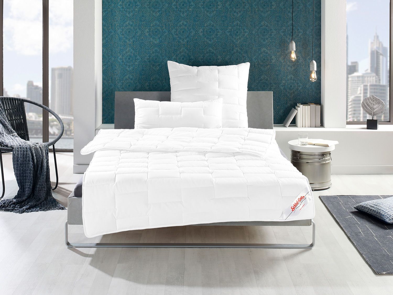 Schlaf-Gut Sommer-Steppbett Utah, leicht (200×220 cm) | 04000863117279