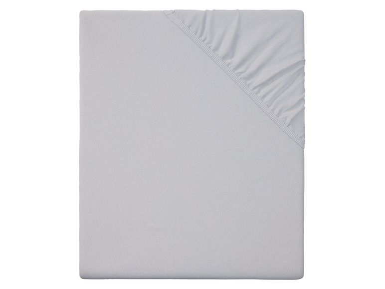 Gehe zu Vollbildansicht: MERADISO® Jersey Spannbettlaken, 180-200 x 200 cm, einlaufsicher, mit Baumwolle - Bild 5
