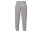 Graue Jogginghose mit weißem Kordelzug.