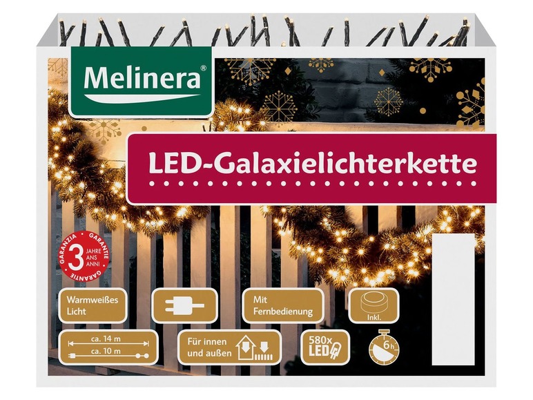 Gehe zu Vollbildansicht: MELINERA® LED-Galaxielichterkette 580 LEDs - Bild 2