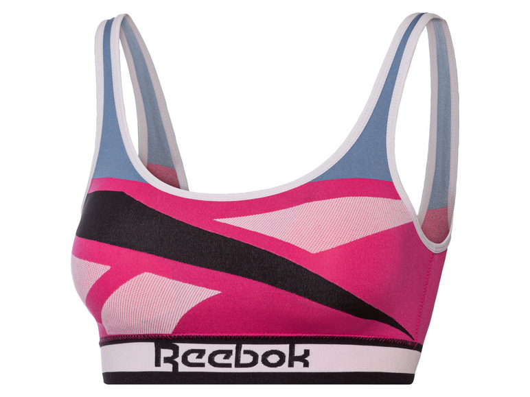 Gehe zu Vollbildansicht: Reebok Damen Sport BH, mit Logo - Bild 2