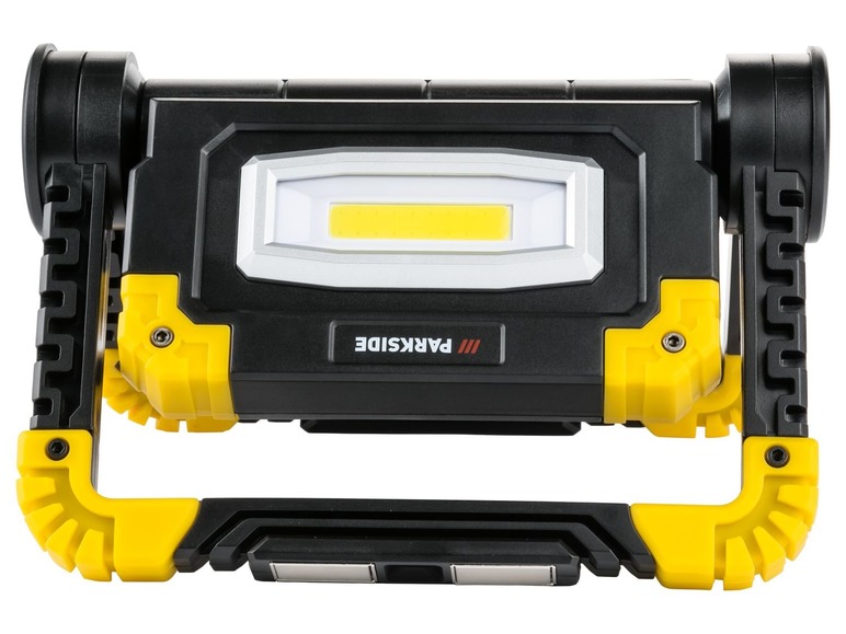 Gehe zu Vollbildansicht: PARKSIDE® Akku-Baustrahler, LED, 10 Watt, klappbar, mit 2 Strahlern, 3 Leuchtmodi - Bild 2