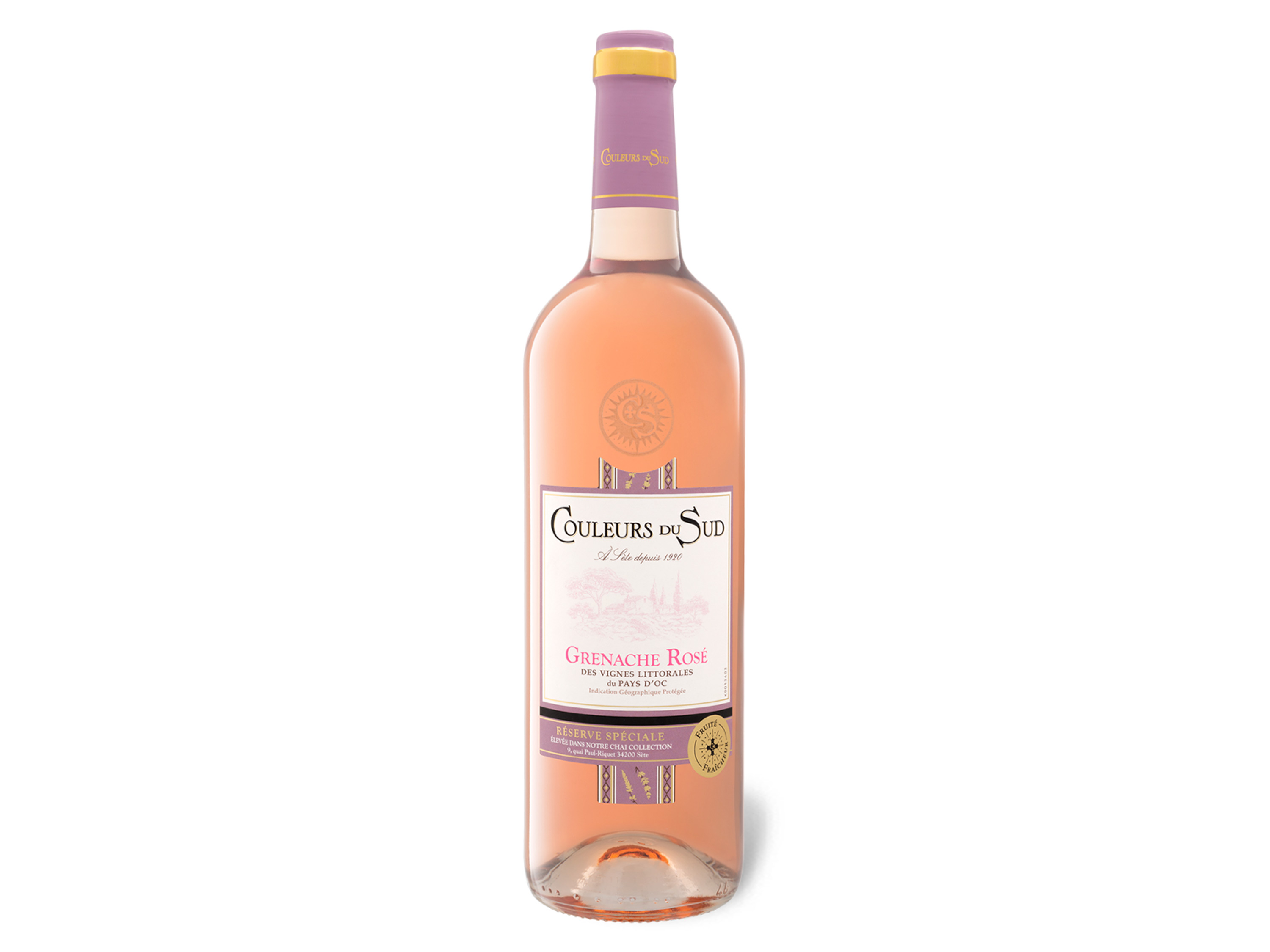 Couleurs du Sud Grenache Rosé Pays d%27Oc IGP trocken, Roséwein Wein & Spirituosen Lidl DE