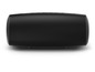 Ein schwarzer Philips tragbarer Bluetooth-Lautsprecher.