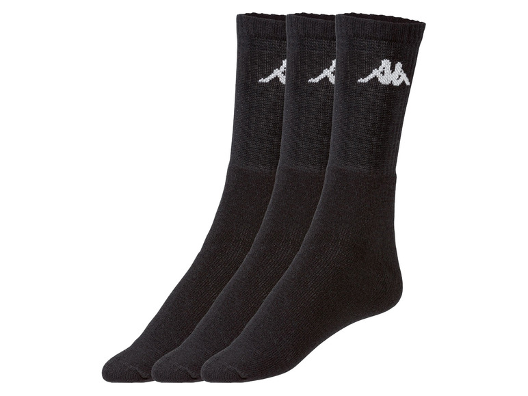 Gehe zu Vollbildansicht: Kappa Herren Socken, 3 Paar, mit Markenlogo - Bild 2