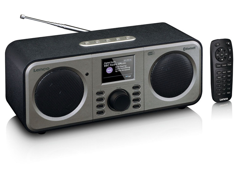 Gehe zu Vollbildansicht: Lenco DAR-030 Stereo DAB+ Radio mit FM und Bluetooth - Bild 2