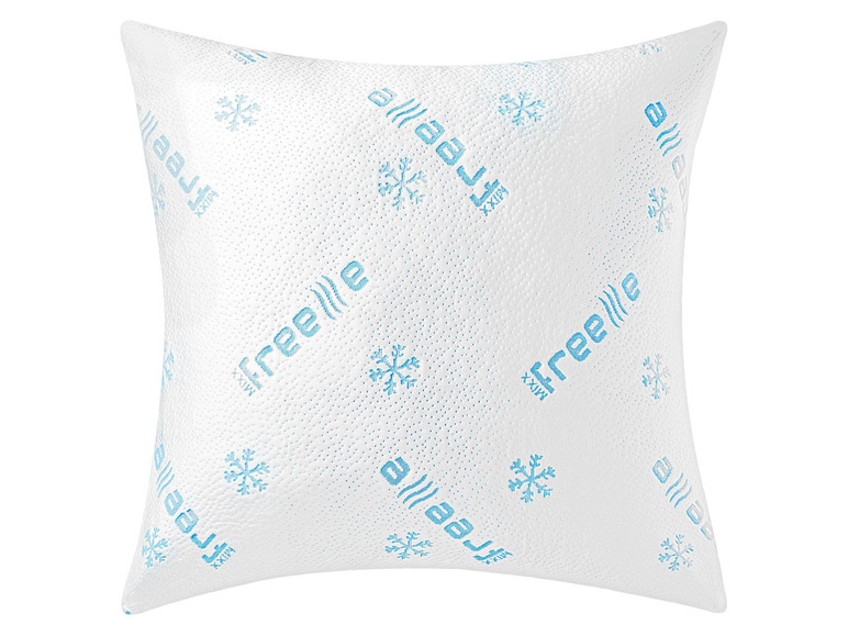 Gehe zu Vollbildansicht: MERADISO® Kissenbezug »Freeze«, 80 x 80 cm, Sommer- und Winterseite, mit Reißverschluss - Bild 1