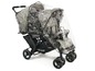 Doppelkinderwagen mit Regenverdeck von Chic4Baby