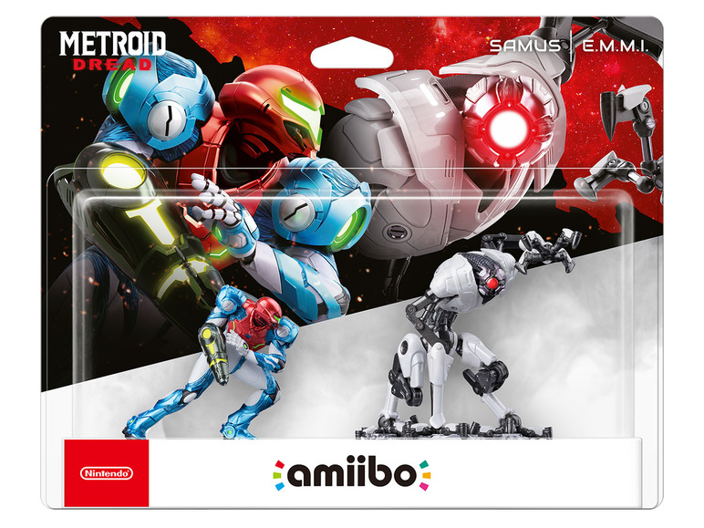 Gehe zu Vollbildansicht: Nintendo amiibo-Doppelpack Samus und E.M.M.I. - Metroid Dread - Bild 1