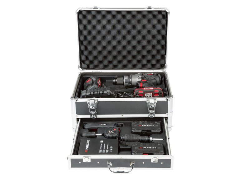 Go to full screen view: PARKSIDE PERFORMANCE 20 V cordless combi drill starter set »PSBSAP 20-Li B2«, incl. 97-piece accessory set - Image 6
