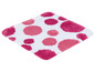 Badematte mit rosa Punkten