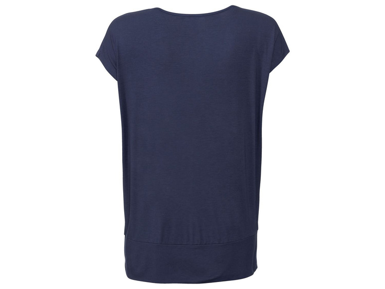 Ein dunkelblaues T-Shirt-Kleid.