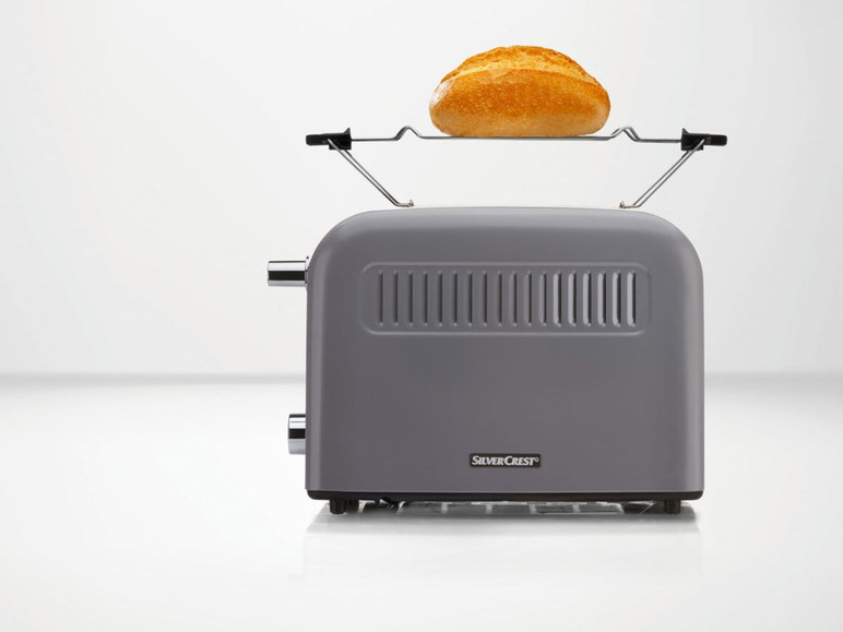 Gehe zu Vollbildansicht: SILVERCREST® Toaster, 920 Watt, mit 6-Stufen-Bräunungsregler, abnehmbarer Brötchenaufsatz - Bild 38