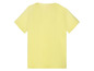 Ein gelbes T-Shirt mit kurzen Ärmeln.
