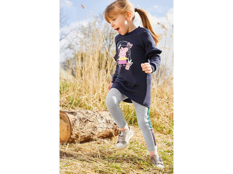 Gehe zu Vollbildansicht: Kleinkinder Mädchen Sweatkleid, mit praktischer Schulterknöpfung - Bild 5