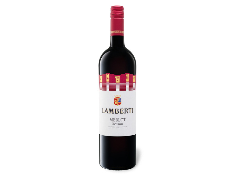 Gehe zu Vollbildansicht: Lamberti Merlot Trevenezie IGT trocken, Rotwein 2020 - Bild 1
