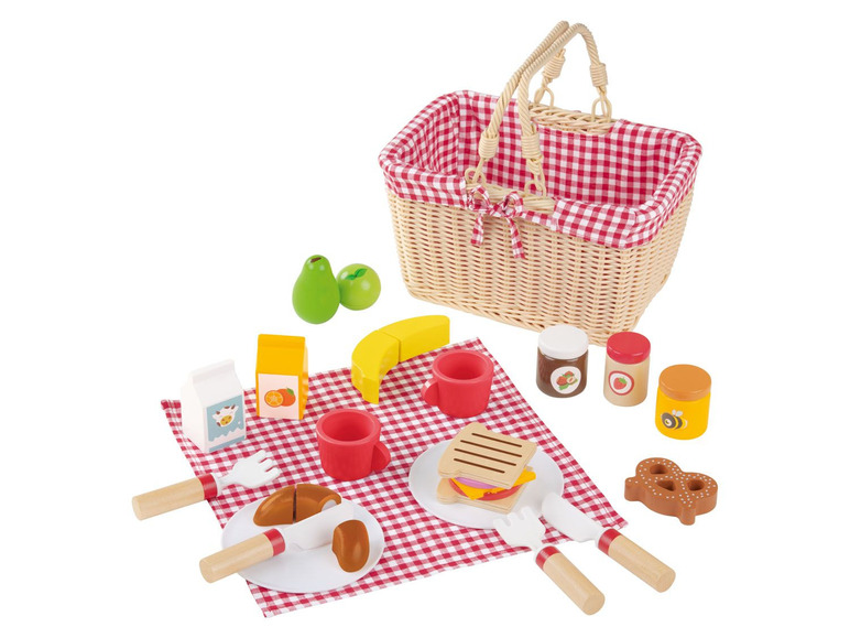 Gehe zu Vollbildansicht: PLAYTIVE® Picknick-Korb, mit Klettverbindungen - Bild 2