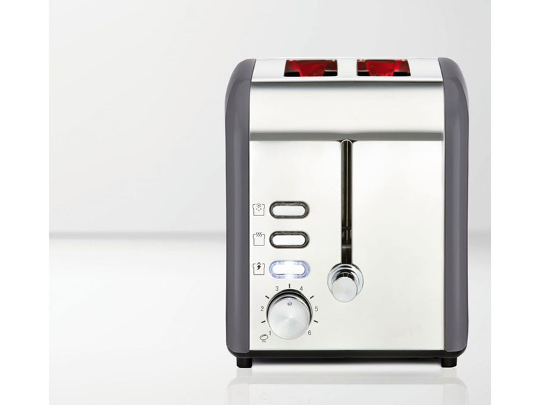 Gehe zu Vollbildansicht: SILVERCREST® Toaster, 920 Watt, mit 6-Stufen-Bräunungsregler, abnehmbarer Brötchenaufsatz - Bild 39