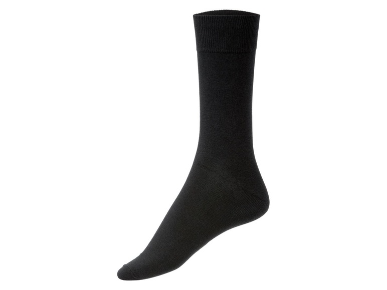 Ein Paar schwarze Socken.