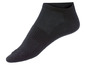 Schwarze Sportsocken mit Mesh-Einsätzen.
