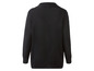 Schwarzer Pullover mit langen Ärmeln und Rollkragen.