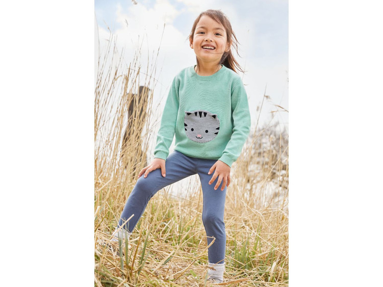 Gehe zu Vollbildansicht: Kleinkinder Mädchen Strickpullover, aus Baumwolle - Bild 10