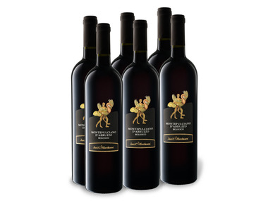 6 x 0,75-l-Flasche Weinpaket Jasci & Marchesani Montepulciano d'Abruzzo DOC trocken, Rotwein