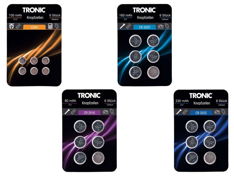 Gehe zu Vollbildansicht: TRONIC® 6 Knopfzellen - Bild 1