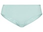 Hellblaue Unterhose mit Spitze.