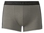 Graue Boxershorts von Uncle Sam mit schwarzem Besatz.