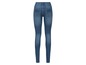 Blaue Skinny Jeans für Damen.