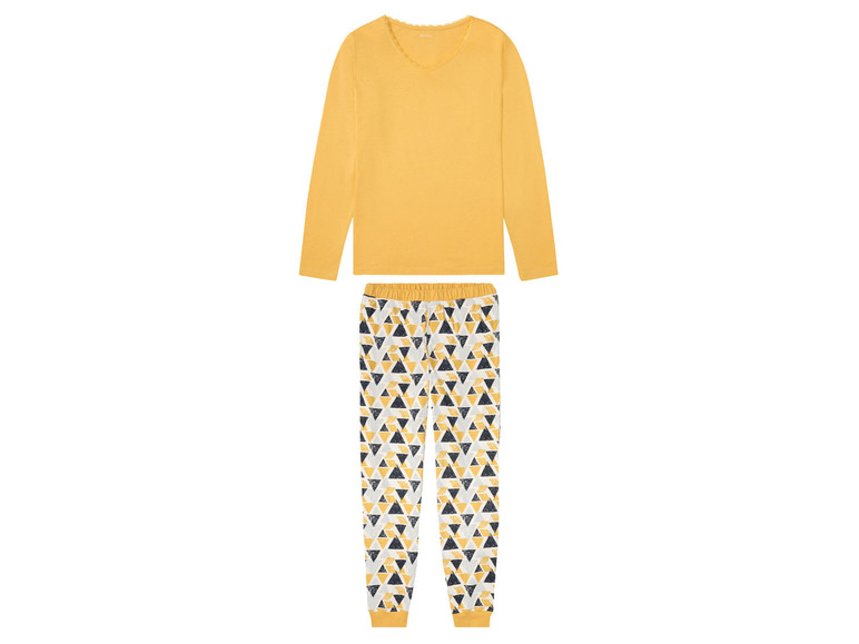 Gehe zu Vollbildansicht: esmara® Damen Pyjama, mit Baumwolle - Bild 8