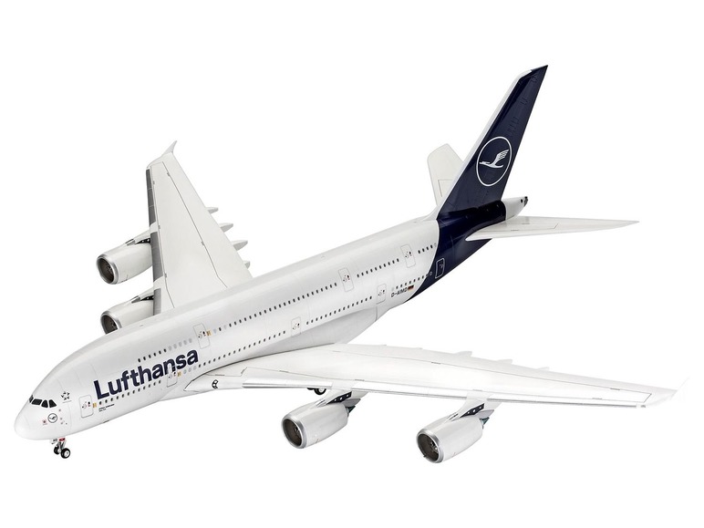 Gehe zu Vollbildansicht: Revell Modellbausatz »Airbus A380-800 Lufthansa New Livery«, Flugzeug, ab 13 Jahren - Bild 1