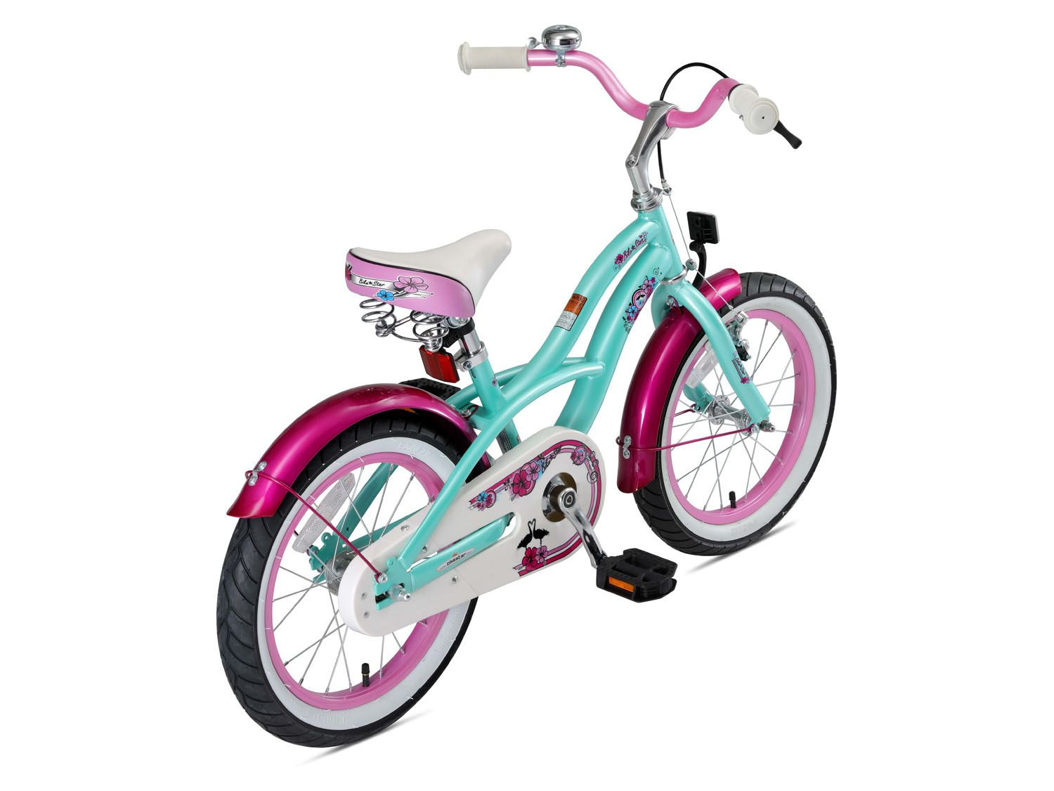 16 Zoll Kinderrad Cruiser Fahrrad für Kinder BIKESTAR Sehr leichtes Kinderfahrrad für Jungen ab 4-5 Jahre