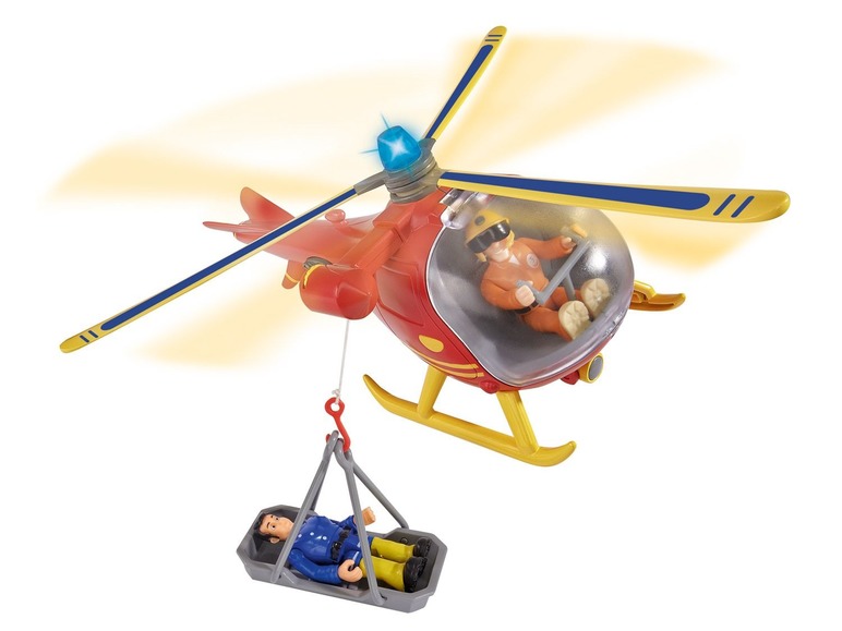 Gehe zu Vollbildansicht: Simba Feuerwehrmann Sam Hubschrauber mit Figur - Bild 6
