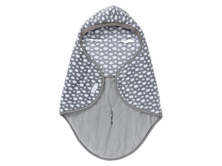 Gehe zu Vollbildansicht: LUPILU® Baby Einschlagdecke, mit Gurtschlitz zur Verwendung in Autositzen, Fleece-Qualität - Bild 6