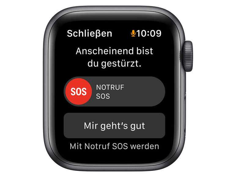 Gehe zu Vollbildansicht: Apple Watch SE 40 mm, Aluminiumgehäuse space grau - Bild 4