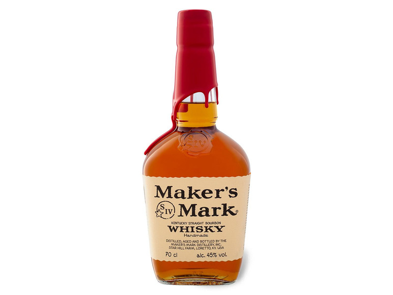 Gehe zu Vollbildansicht: Maker's Mark Kentucky Straight Bourbon Whisky 45% Vol - Bild 1