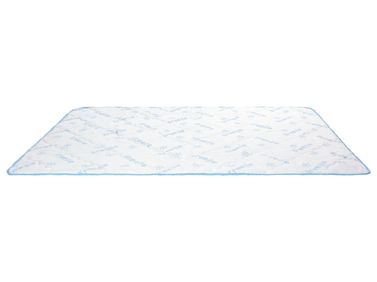 Gehe zu Vollbildansicht: MERADISO® Matratzenauflage »Freeze«, 150 x 200 cm, mit Sommer- und Winterseite, waschbar - Bild 2