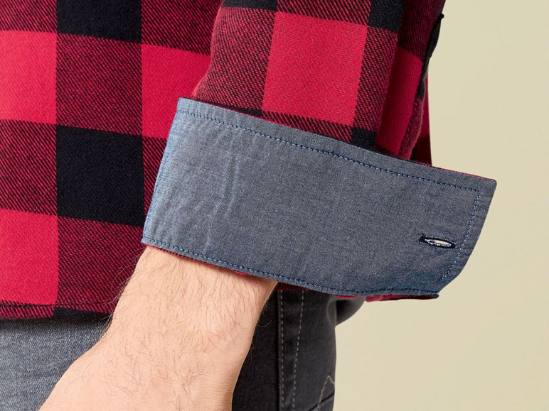 Gehe zu Vollbildansicht: LIVERGY® Jeanshemd Herren, mit 2 aufgesetzten Brusttaschen, aus Baumwolle - Bild 5