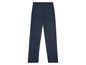Dunkelblaue Hose mit Gummizug.
