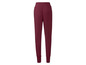 Bordeauxrote Jogginghose für Damen.