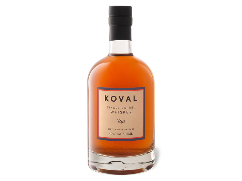 Gehe zu Vollbildansicht: Koval Single Barrel Rye Whiskey 40% Vol - Bild 1